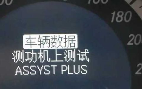 assyst plus奔驰车显示什么意思