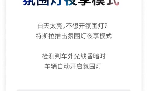 特斯拉全新OTA升级发布！新增家长控制、视觉限速等功能