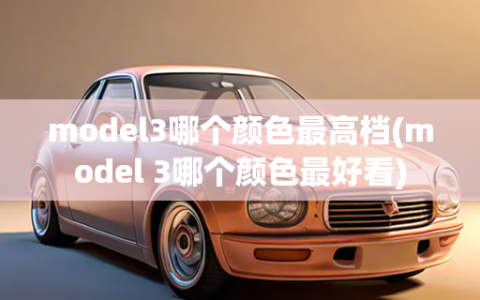 model3哪个颜色最高档(model 3哪个颜色最好看)