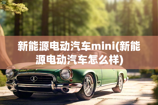 新能源电动汽车mini(新能源电动汽车怎么样)