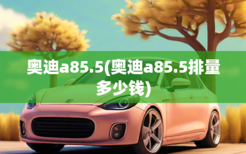 奥迪a85.5(奥迪a85.5排量多少钱)