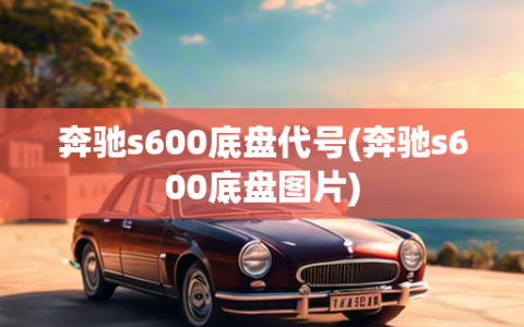 奔驰s600底盘代号(奔驰s600底盘图片)