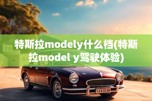 特斯拉modely什么档(特斯拉model y驾驶体验)