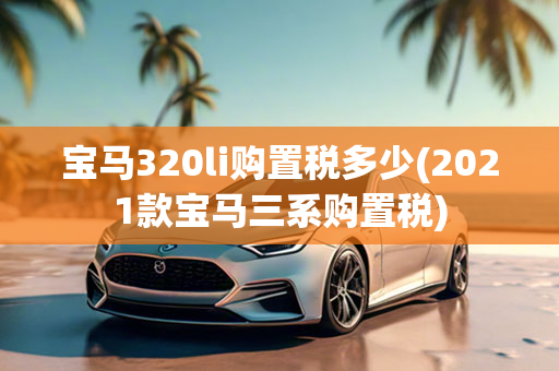 宝马320li购置税多少(2021款宝马三系购置税)