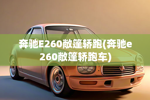 奔驰E260敞篷轿跑(奔驰e260敞篷轿跑车)