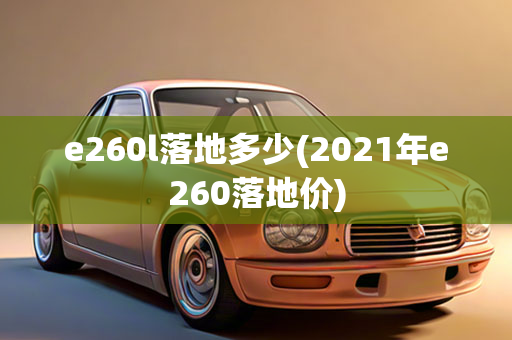 e260l落地多少(2021年e260落地价)