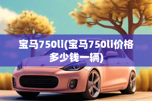 宝马750li(宝马750li价格多少钱一辆)