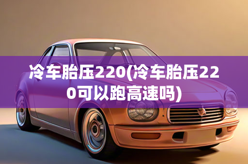 冷车胎压220(冷车胎压220可以跑高速吗)