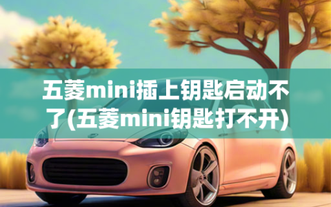 五菱mini插上钥匙启动不了(五菱mini钥匙打不开)