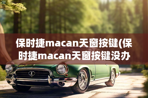 保时捷macan天窗按键(保时捷macan天窗按键没办法识别)