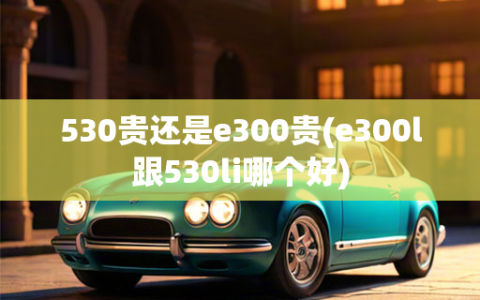 530贵还是e300贵(e300l跟530li哪个好)