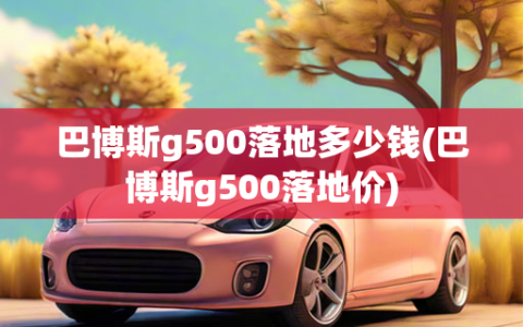 巴博斯g500落地多少钱(巴博斯g500落地价)