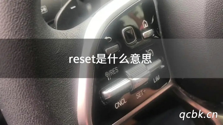 reset是什么意思