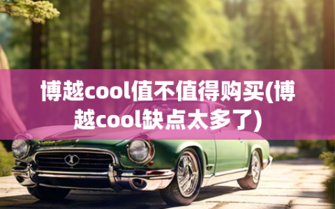 博越cool值不值得购买(博越cool缺点太多了)