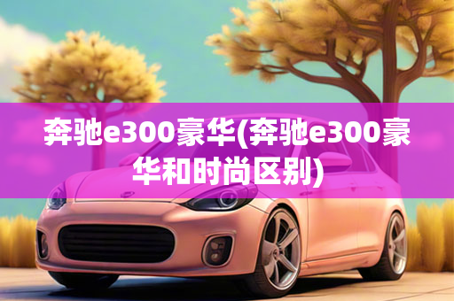 奔驰e300豪华(奔驰e300豪华和时尚区别)