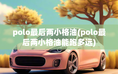 polo最后两小格油(polo最后两小格油能跑多远)