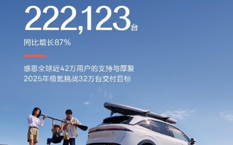 极氪2024全年交付超22.2万台，同比增长87%