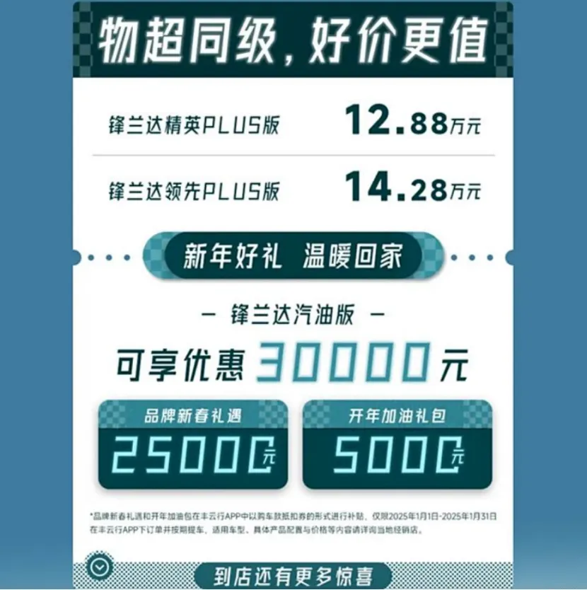 主机厂杀红了眼，2025年第一轮价格战打响，促销政策卷麻了