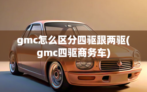 gmc怎么区分四驱跟两驱(gmc四驱商务车)