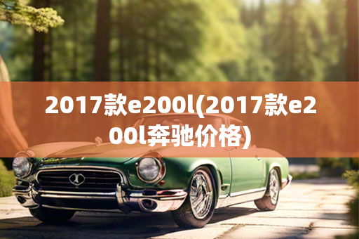 2017款e200l(2017款e200l奔驰价格)