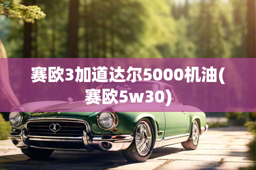 赛欧3加道达尔5000机油(赛欧5w30)